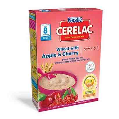 Cerelac Wheat Apple Cherry 400 Gm (BIB)